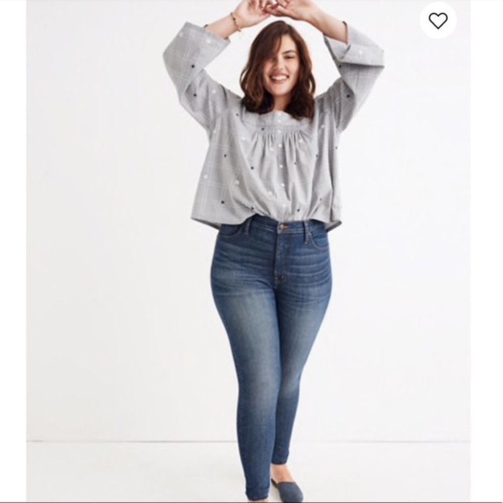 MADEWELL NWT High Rise Jeans Adjustable Edition Sz 37